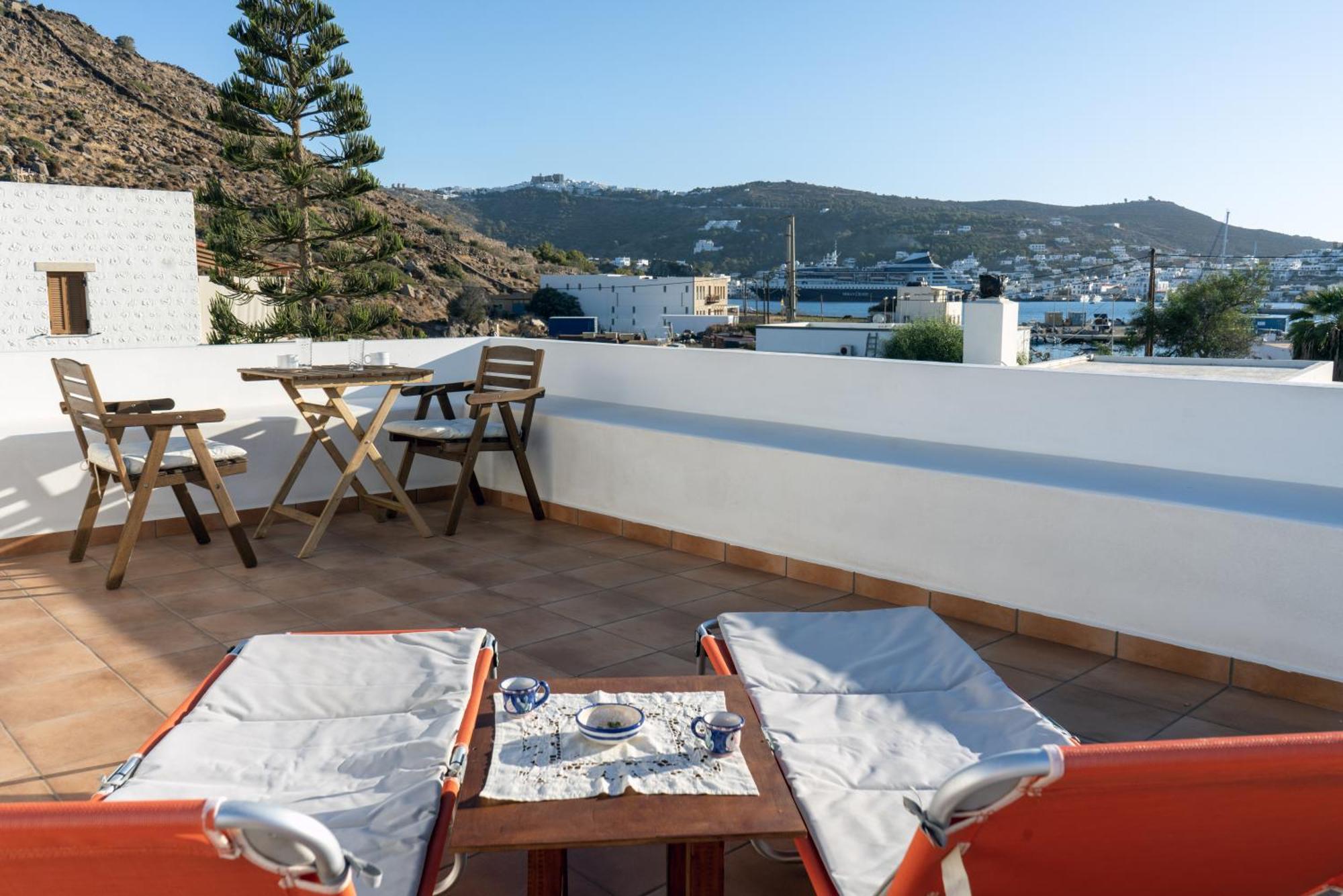 Villa Patmos Netia สกาลา ภายนอก รูปภาพ